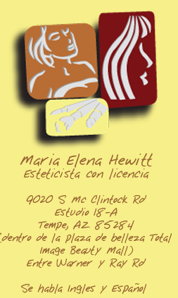 Maria Elena Hewitt Licensed Aesthetician